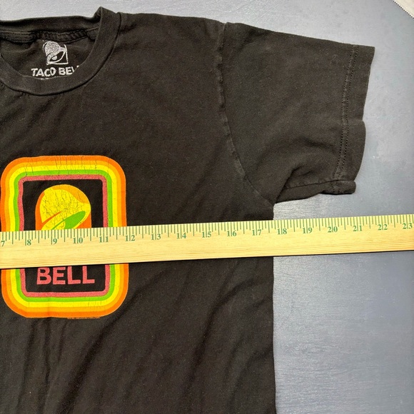 Taco Bell T Shirt Front Vintage Logo Black Men's Sz Small - Picture 5 of 7